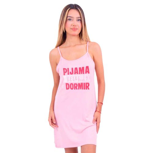 Camisón Twins rosa para dama CMT0029