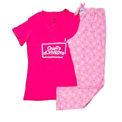 Pijama Twins fucsia para dama JML0246