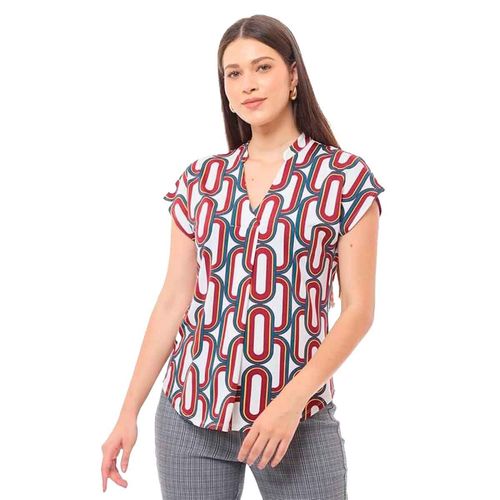 Blusa Alexis blanco para dama 58250804