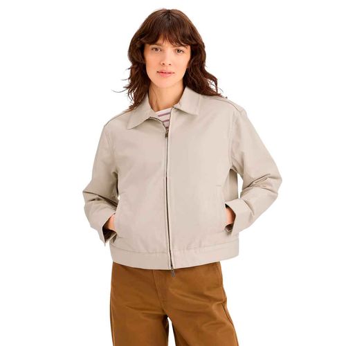 Chamarra Dockers beige para dama 0031P-0001
