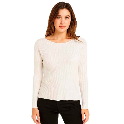 Suéter Mako & Co beige para dama MKMW0002