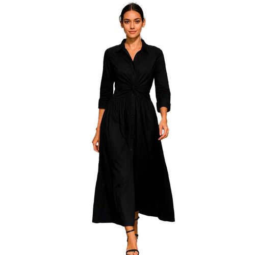 Vestido Mako & Co negro para dama MKMV0056