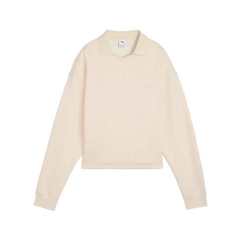 Sudadera deportiva Puma beige para dama 688133 87