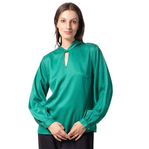 Blusa Stop verde para dama 27455