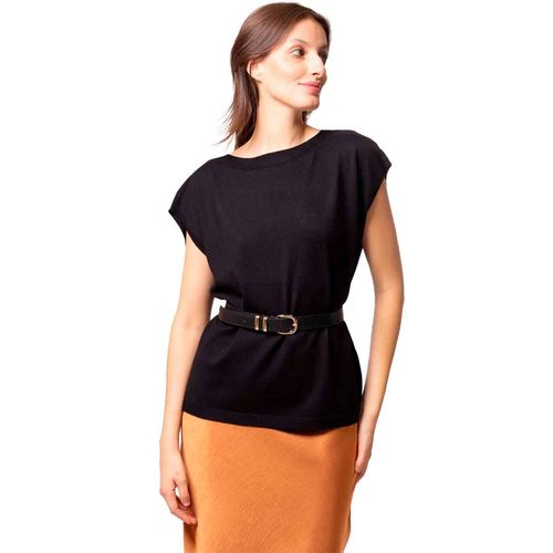 Blusa Stop negro para dama 27918