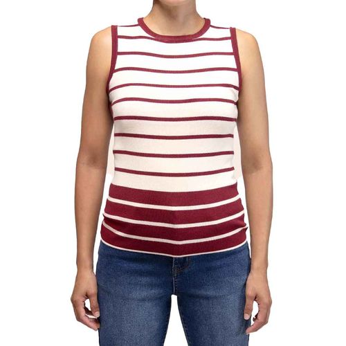 Blusa Stop blanco para dama 27920