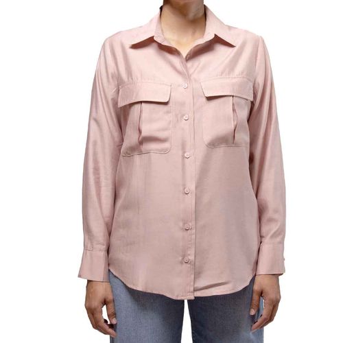 Blusa camisera Stop rosa para dama 27981