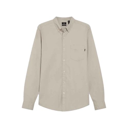 Camisa Dockers gris para caballero A8816-0013