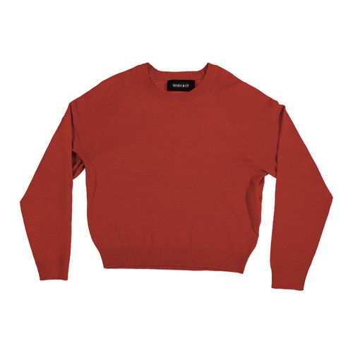 Suéter Mako & Co naranja para dama MKMW0008