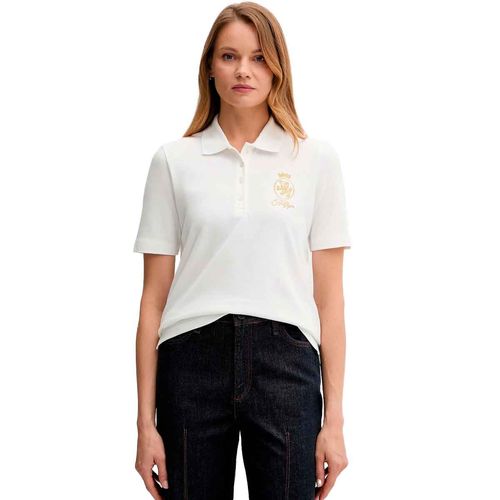 Playera tipo polo Tommy Hilfiger blanco para dama WW0WW47315