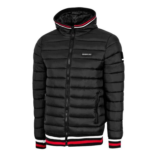 Chamarra Members Only negro para caballero MM022035