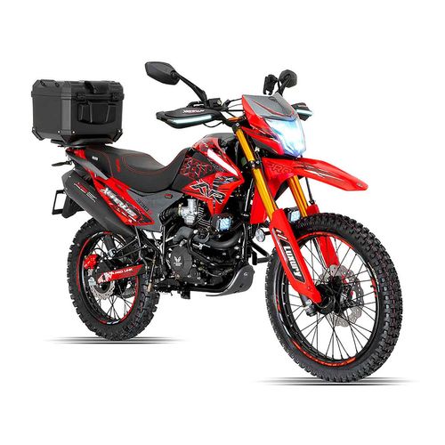 Motocicleta doble propósito Veloci xeverus rojo 330 CC 2026