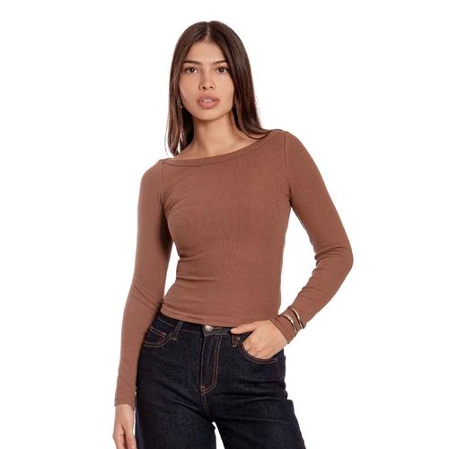 Blusa Balam café para dama BB0278