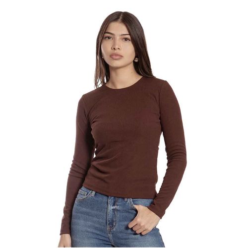 Blusa Balam café para dama BB0279