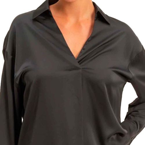 Blusa Double Zero negro para dama DZ25C929