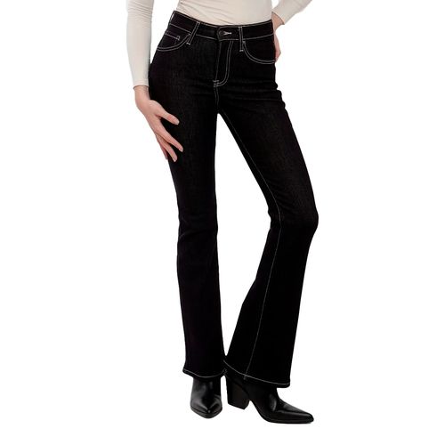Pantalón de mezclilla Balam negro para dama BL7183