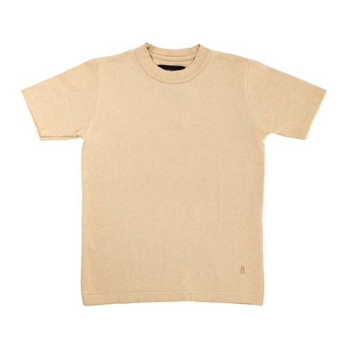 Playera Mako & Co beige para caballero MKHC0026