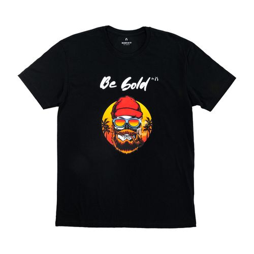 Playera Mako & Co negro para caballero MKHY0028