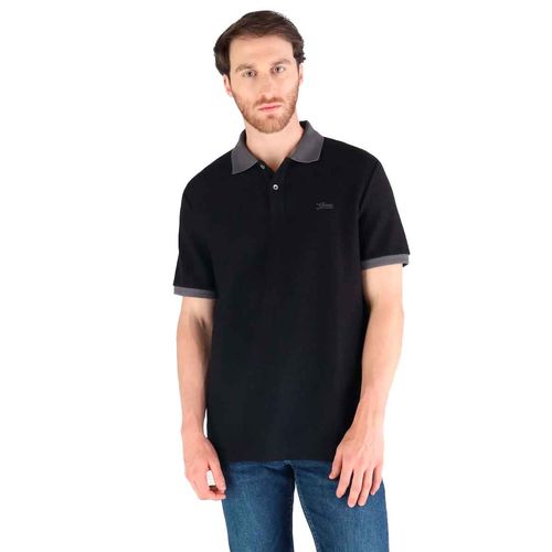 Playera tipo polo Guess negro para caballero M5BP05K0891-JBL