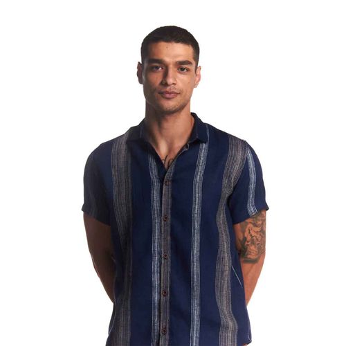 Camisa Authentic Lyon azul para caballero 211452-805