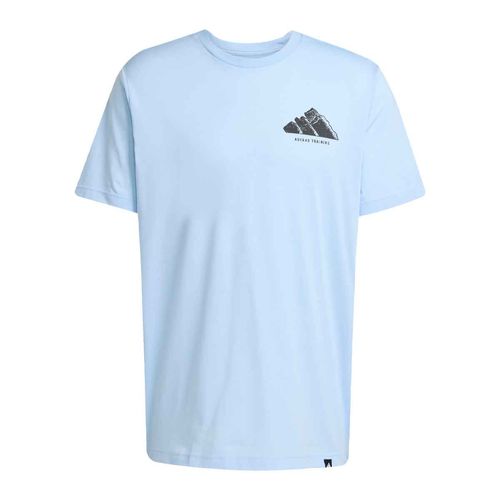 Playera deportiva Adidas azul para caballero JM8971