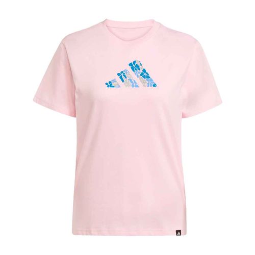 Playera deportiva Adidas rosa para dama JV6084