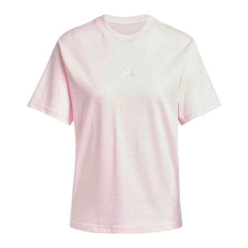 Playera deportiva Adidas rosa para niña JE1226