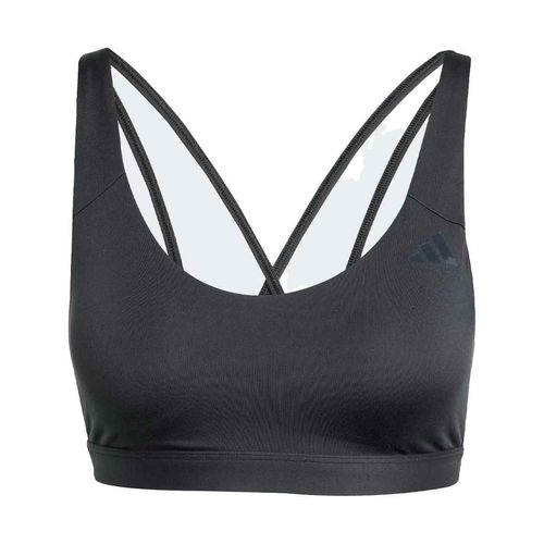 Top deportivo Adidas negro para dama JL5491