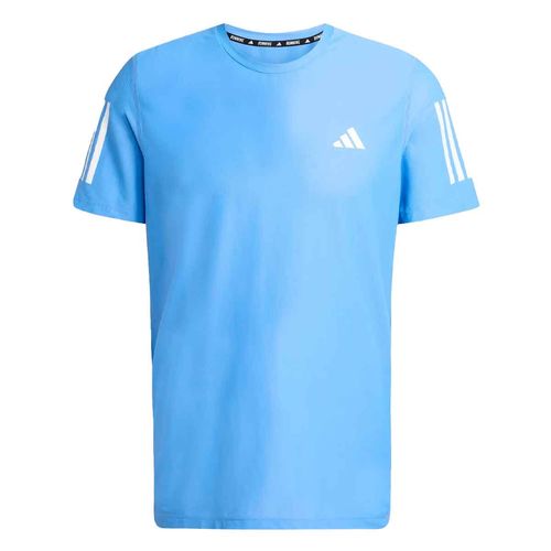 Playera deportiva Adidas azul para caballero JX2212