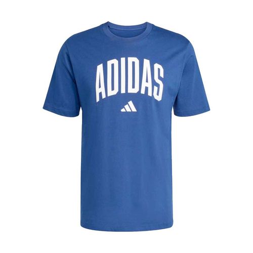 Playera deportiva Adidas azul para caballero JM6417
