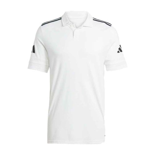 Playera tipo polo Adidas blanco para caballero JY3419