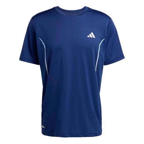 Playera deportiva Adidas azul para caballero JZ8491