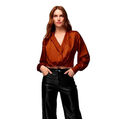 Blusa Ferriano naranja para dama BP01689