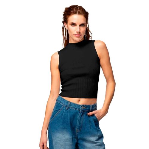 Blusa Ferriano negro para dama BT00806