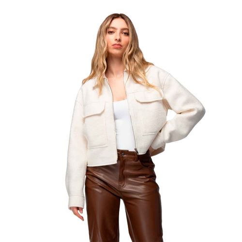 Abrigo Ferriano blanco para dama CG00282