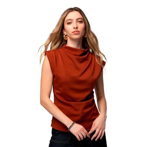 Blusa Ferriano naranja para dama TC01144