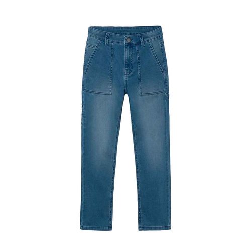 Pantalón de mezclilla Nuku Tavake azul para joven 7558