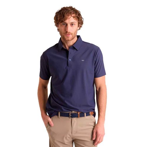 Playera tipo polo Porto Blanco azul para caballero PLE-2563