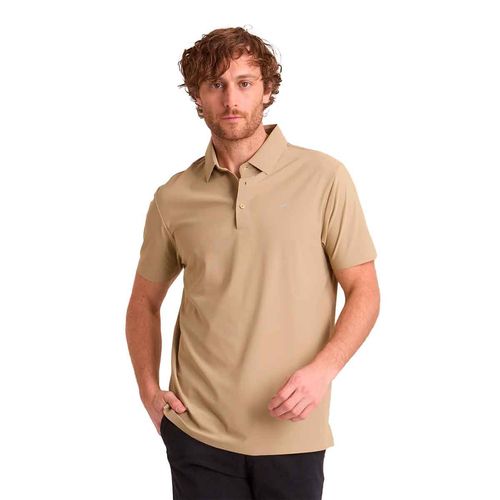 Playera tipo polo Porto Blanco café para caballero PLE-2562