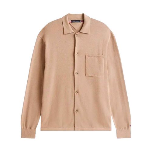 Suéter Tommy Hilfiger café para caballero MW0MW40432-AFE