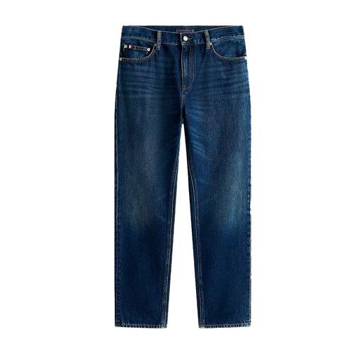 Pantalón de mezclilla Tommy Hilfiger azul para caballero MW0MW40363-1BN