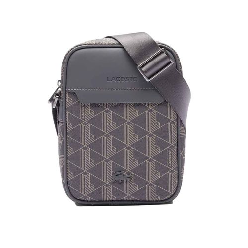 Mariconera Lacoste para caballero gris nh4410lx_q82