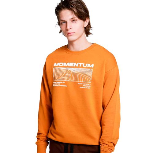 Sudadera Lob naranja para caballero COSV0302