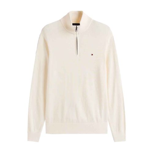 Sudadera Tommy Hilfiger beige para caballero MW0MW28049-Z00