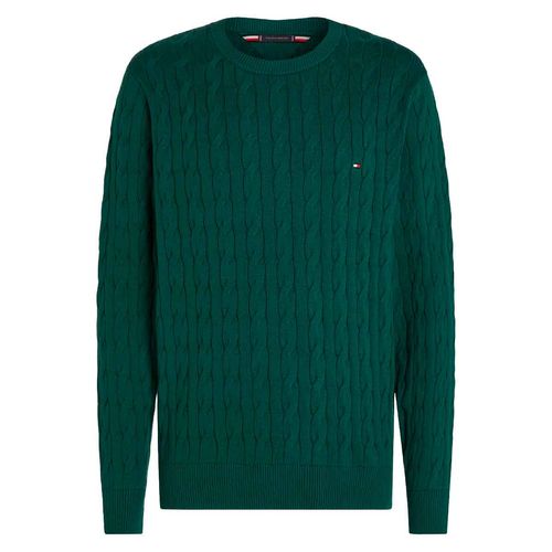 Suéter Tommy Hilfiger verde para caballero MW0MW33132-L6K