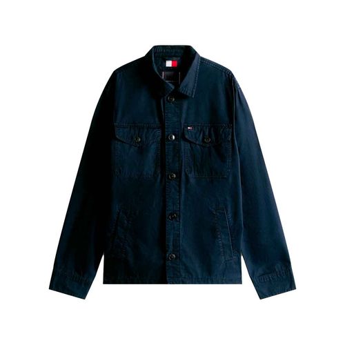 Chamarra Tommy Hilfiger azul para caballero MW0MW39634-DW5