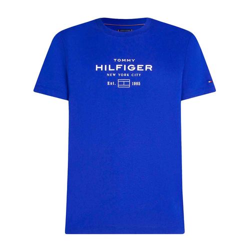 Playera Tommy Hilfiger azul para caballero MW0MW40002-D03