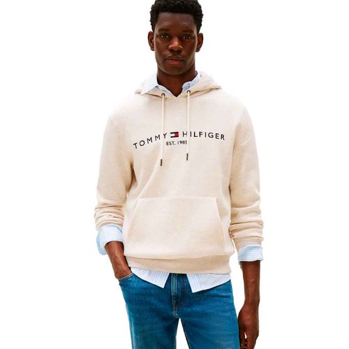 Sudadera Tommy Hilfiger beige para caballero MW0MW11599-HGF