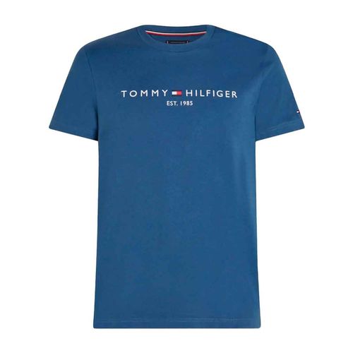 Playera Tommy Hilfiger azul para caballero MW0MW11797-DBZ