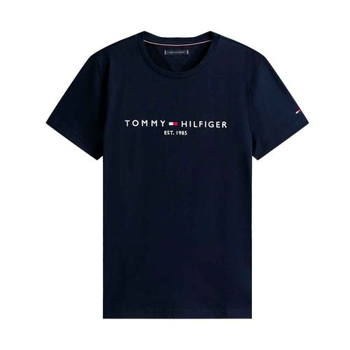 Playera Tommy Hilfiger azul para caballero MW0MW16171-DW5